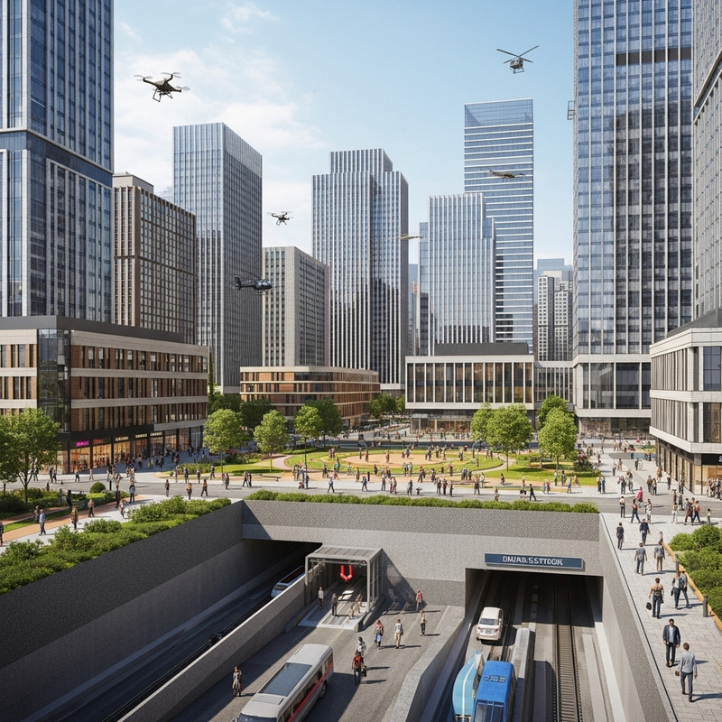 3D Modern City Design: UML & ER Model Integration 3D Modern City Design: UML & ER Model Integration