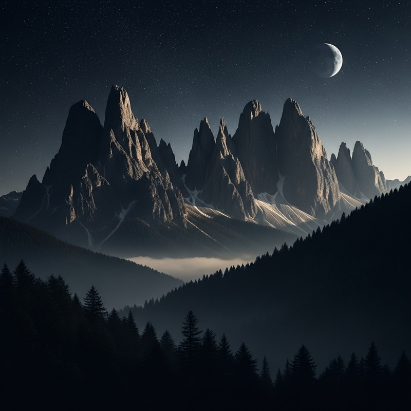 Dark Mountain Landscape Wallpaper Dark Mountain Landscape Wallpaper