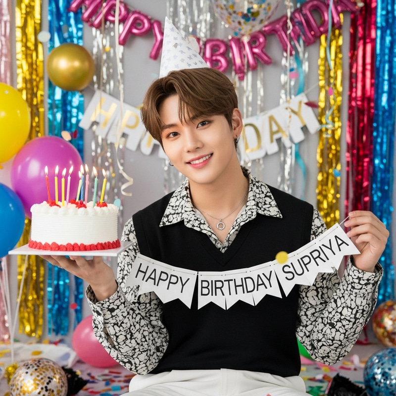 Beomgyu from TXT Wishes Happy Birthday Supriya