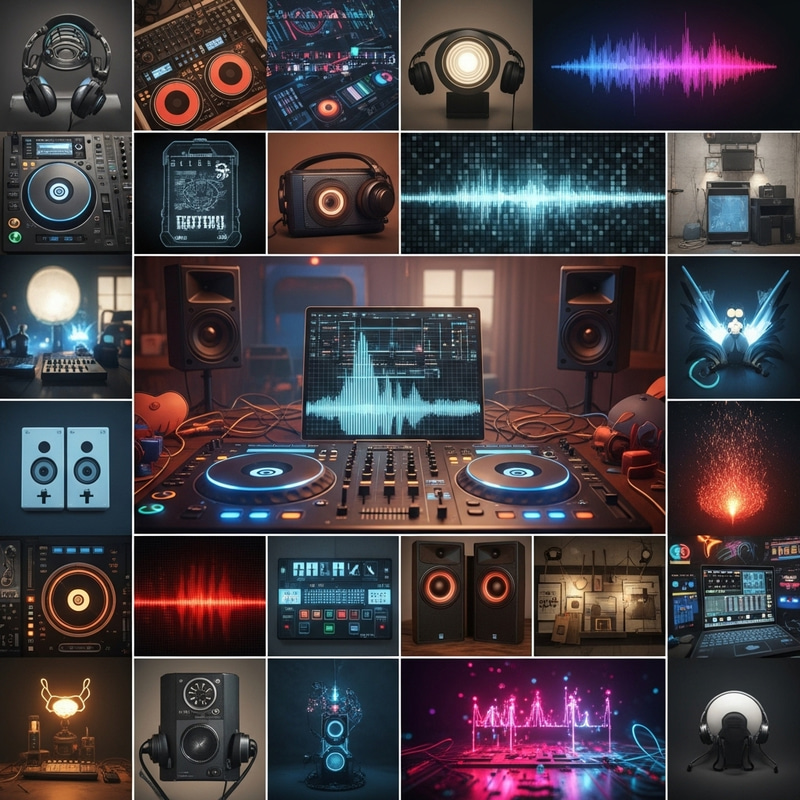 Cozy Electronic Party Collage Ideas Cozy Electronic Party Collage Ideas