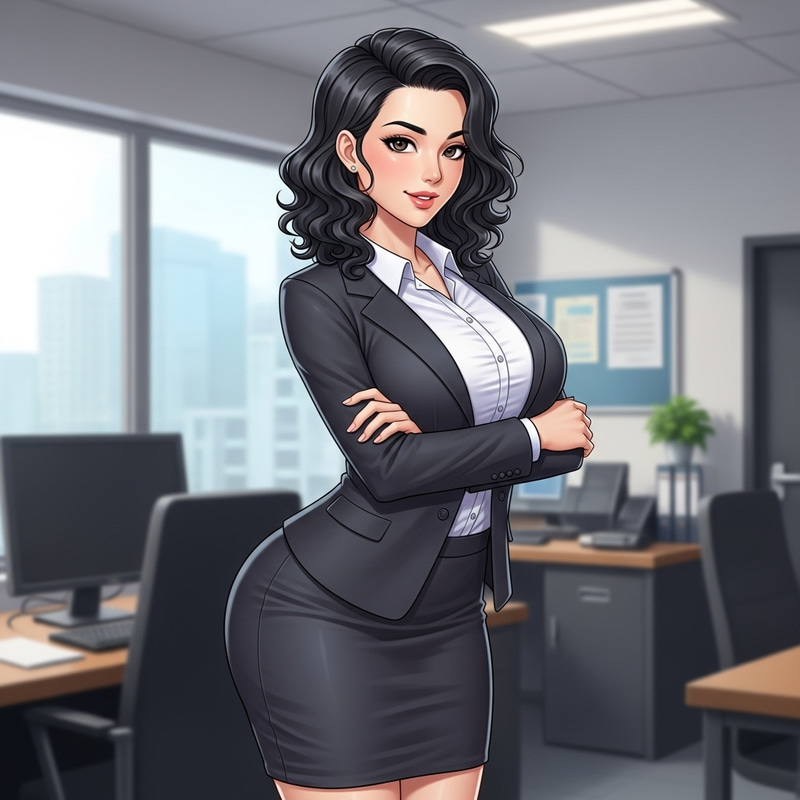 Seductive Office Secretary | 29-Year-Old, 170cm, 120 lbs, G-Cup
