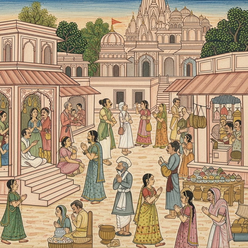 Religious Tourism in India: Traditional Indian Art Scene Religious Tourism in India: Traditional Indian Art Scene