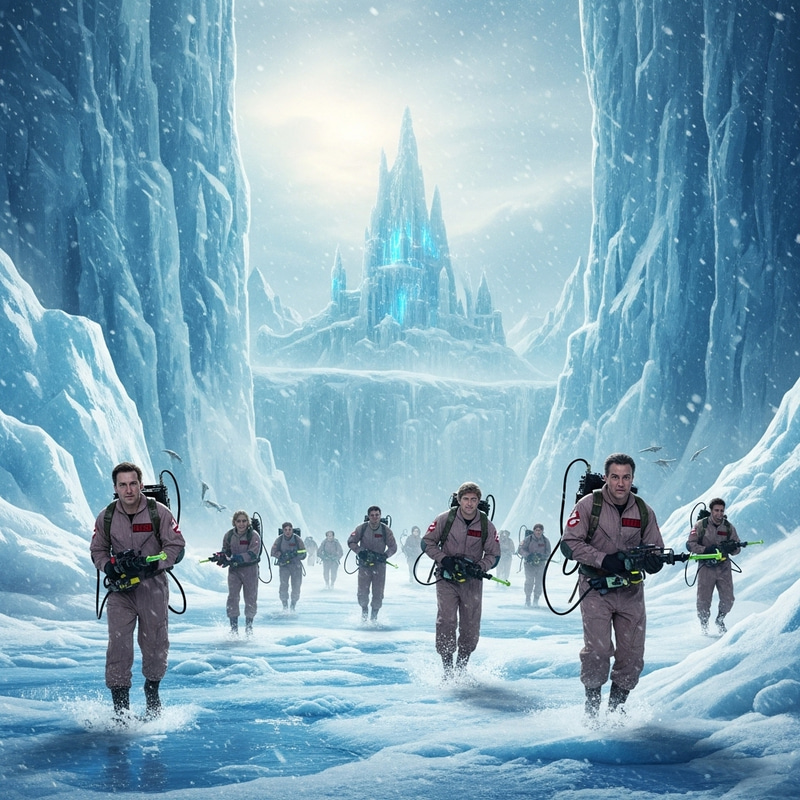 Ghost Hunters in Frozen Empire: Icy Landscape Ghostbusting Ghost Hunters in Frozen Empire: Icy Landscape Ghostbusting