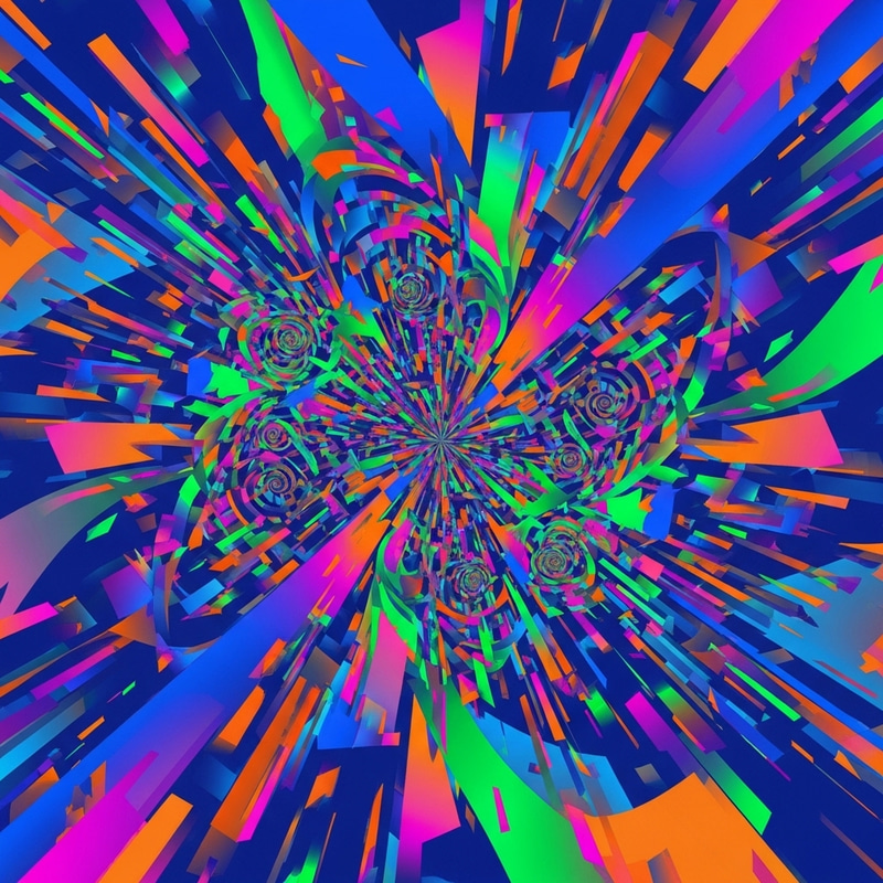 Abstract & Vibrant Colors Artwork