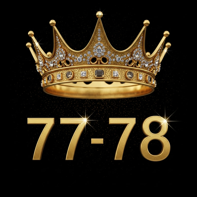 Regal 77 & 78 Numbers Crown in Golden Jewels Regal 77 & 78 Numbers Crown in Golden Jewels