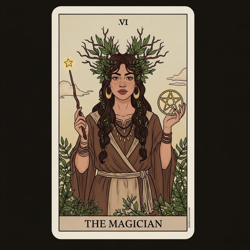Earthy Woman: The Magician Tarot