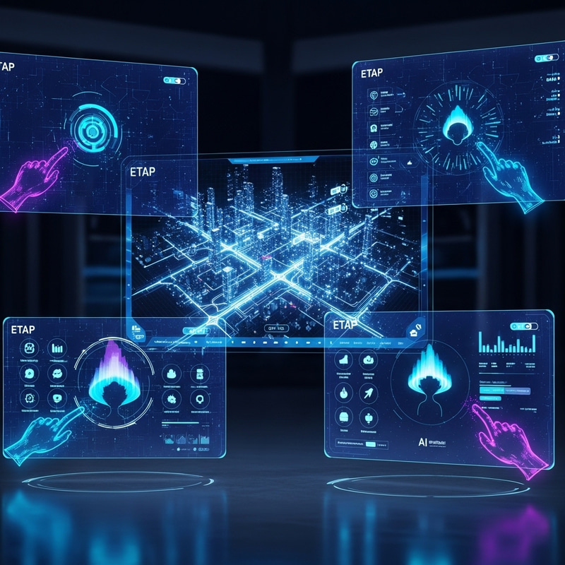 Futuristic ETAP Interfaces Design Futuristic ETAP Interfaces Design