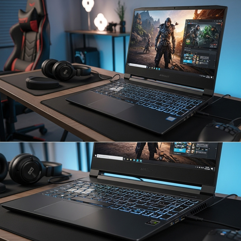 Detailed Gaming Laptop Review: Backlit Keys, Sleek Design, High-Resolution Screen