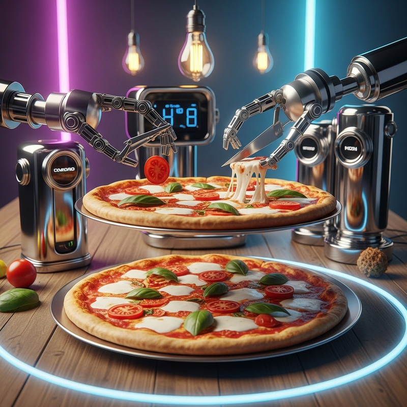 Retro-Futuristic Pizza Delights: A Culinary Adventure Retro-Futuristic Pizza Delights: A Culinary Adventure