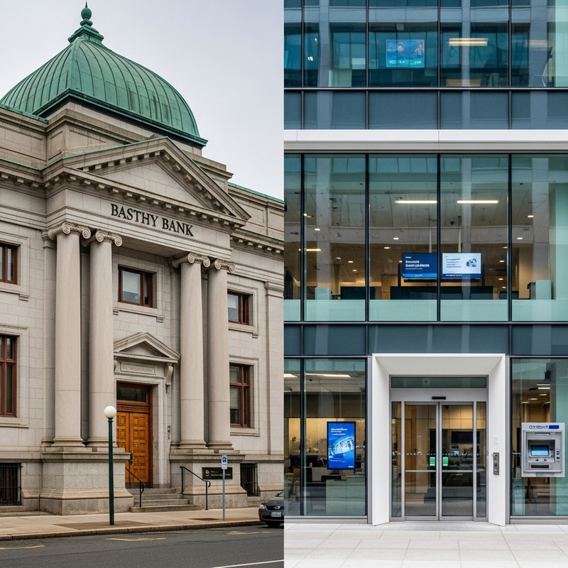 Old vs New Banks: A Visual Comparison Old vs New Banks: A Visual Comparison
