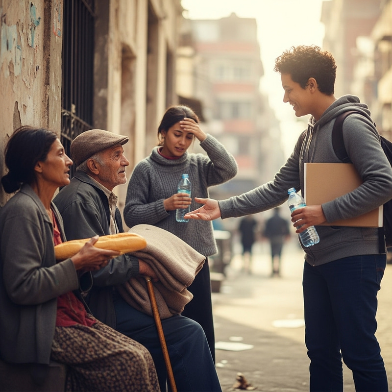 Kind-hearted Artist Assisting Poor, Sick, and Elderly Kind-hearted Artist Assisting Poor, Sick, and Elderly