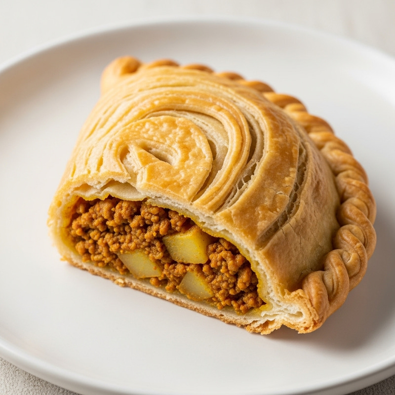 Irresistible Golden Brown Curry Puff