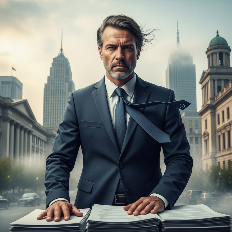 Man Standing Up Against Corruption: A Bold Stand Man Standing Up Against Corruption: A Bold Stand