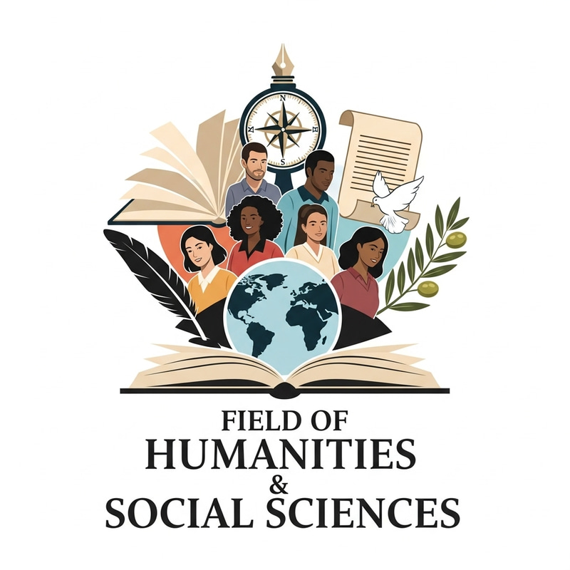 Humanities & Social Sciences Logo Design | Artful Academic Symbolism Humanities & Social Sciences Logo Design | Artful Academic Symbolism