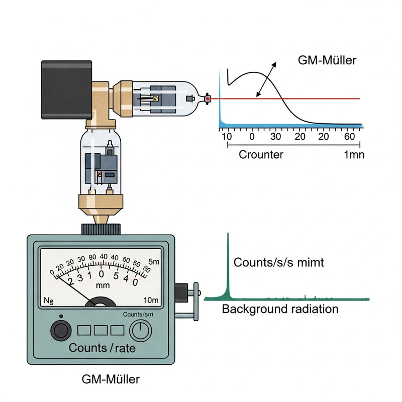 Detection of Radioactivity with Geiger-Müller Tube & Counter