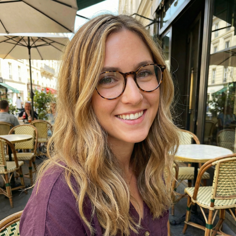 Add Glasses and Change Blouse Color to Purple