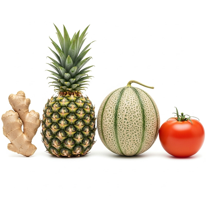 Vibrant Arrangement of Fruits and Vegetables