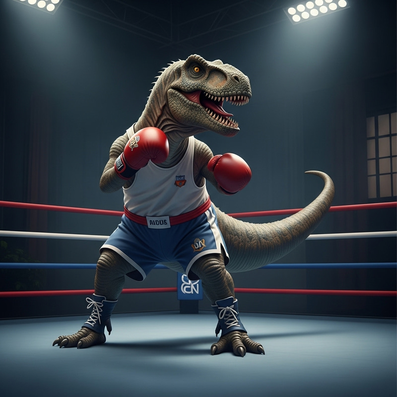 Dinosaur Boxing: Ultimate Match in the Ring