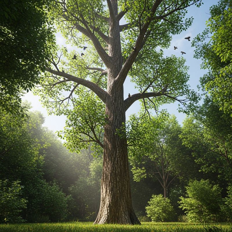 Majestic Tree - Stunning Nature Image in Verdant Forest Majestic Tree - Stunning Nature Image in Verdant Forest