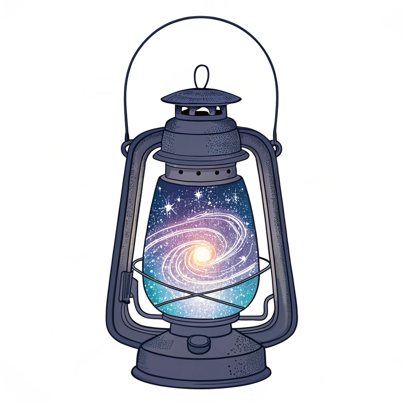 Galactic Lantern: A Simple Cosmic Illumination Galactic Lantern: A Simple Cosmic Illumination