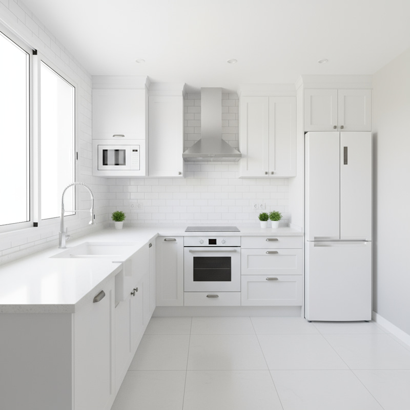 Beautiful White Kitchen Transformations Beautiful White Kitchen Transformations