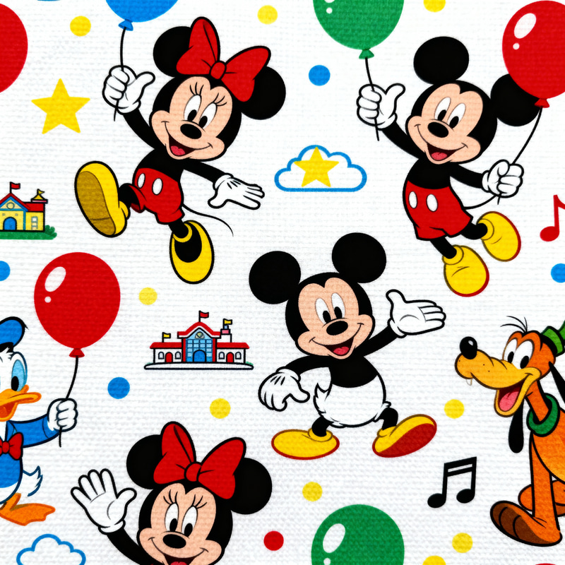 Vibrant Mickey Mouse Pajama Design