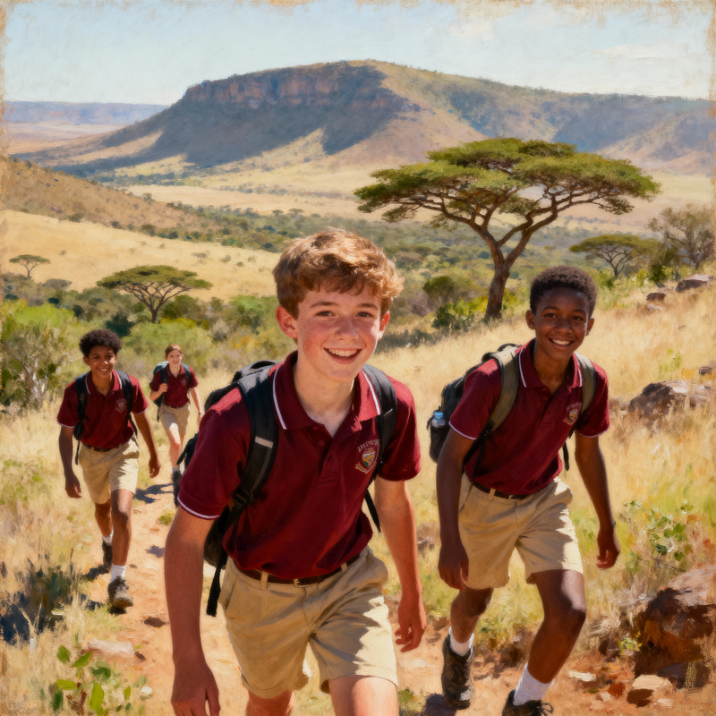 Camaraderie and Adventure: South Africa's Youth Outdoors