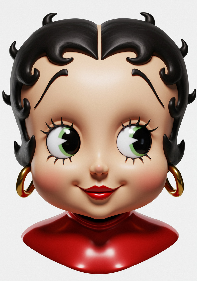 Oversized Animated Betty Boop Costume Head Oversized Animated Betty Boop Costume Head