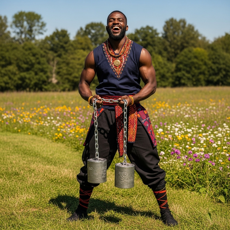 Jovial Strength in a Vibrant Landscape Jovial Strength in a Vibrant Landscape