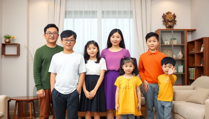Chinese Family Portraits: Cherishing Family Moments Chinese Family Portraits: Cherishing Family Moments