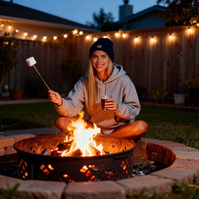 Cozy Backyard Bonfire Moments