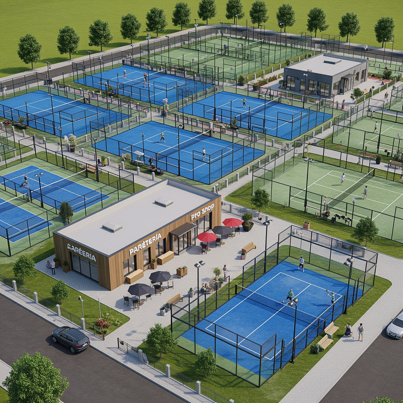 State-of-the-Art Sports Complex with Tennis & Padel