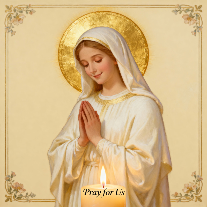 Holy Saint Image for Prayer Candle