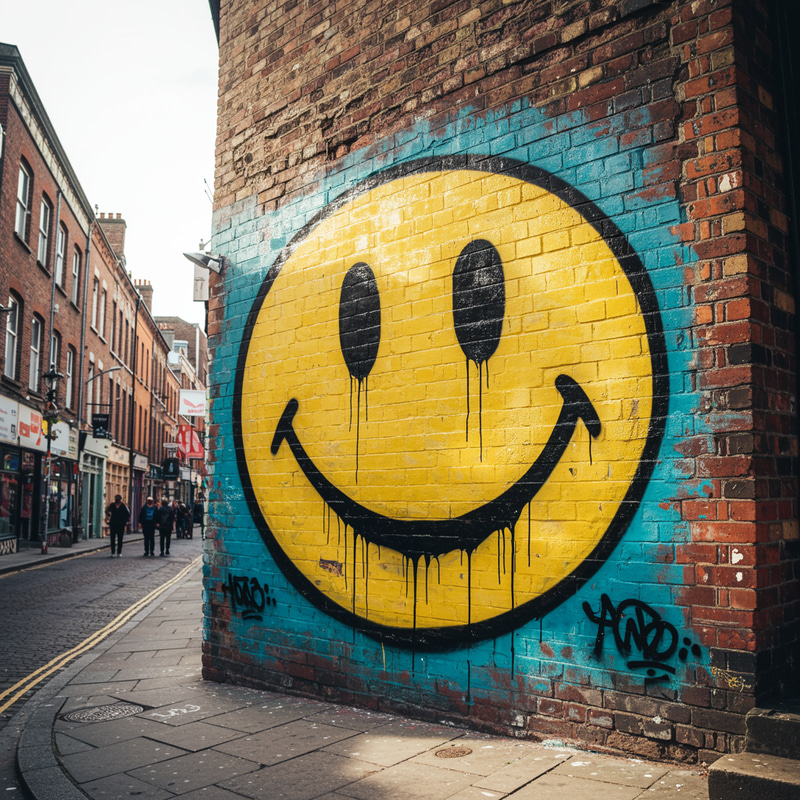 Smiley Face Graffiti Art Smiley Face Graffiti Art