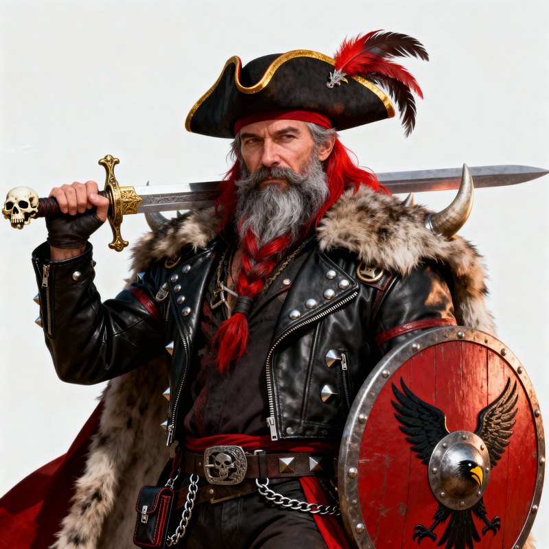 Unique PS5 Profile Picture: Pirate, Biker & Viking Unique PS5 Profile Picture: Pirate, Biker & Viking