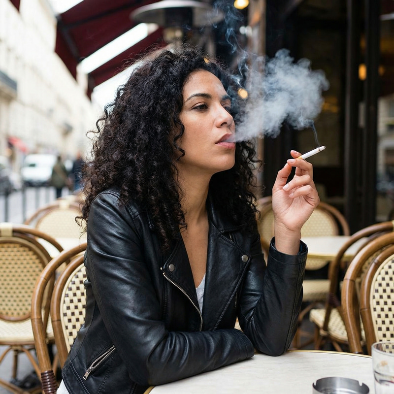 Cigarette Poses: Capturing the Moment Cigarette Poses: Capturing the Moment