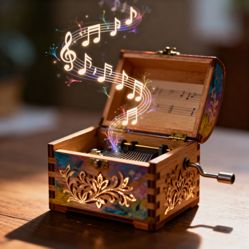Enchanting Music Box: A Dance of Notes Enchanting Music Box: A Dance of Notes