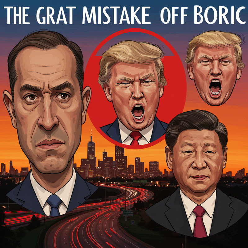 The Great Boric Mistake: Political Cartoon Analysis The Great Boric Mistake: Political Cartoon Analysis