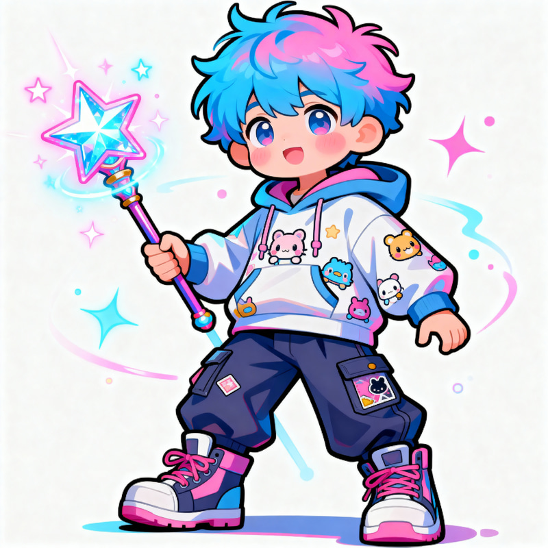 Cute 2D Boy Character Art for Games Cute 2D Boy Character Art for Games