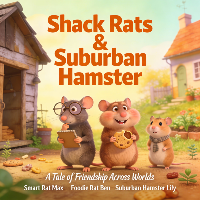 Animated Movie Poster: Clever Rats & Hamster Adventure