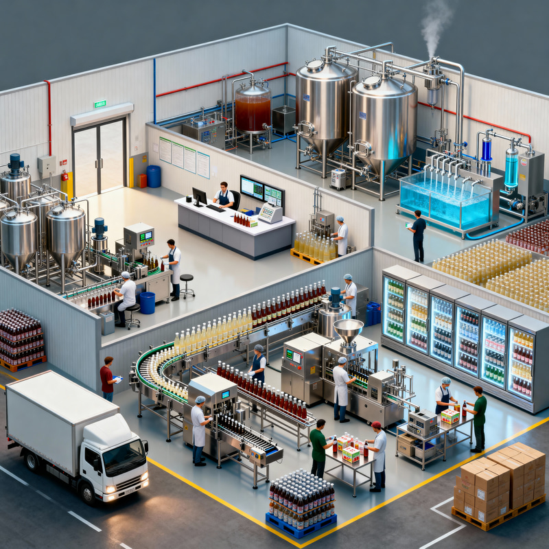 Yakult Factory Floor Plan Design