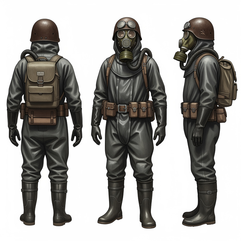 Post-Apocalyptic Character Art from Metro 2033