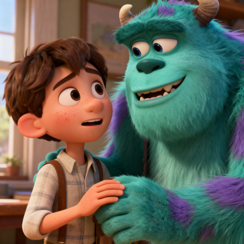 Charming Pixar-Style 3D Animation Experience