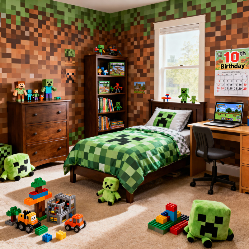 Minecraft 10 Year Old Room Ideas and Inspiration Minecraft 10 Year Old Room Ideas and Inspiration