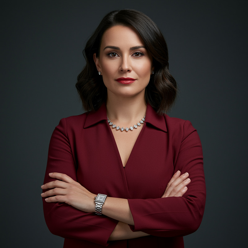 Elegant Portrait of a Confident Businesswoman Elegant Portrait of a Confident Businesswoman