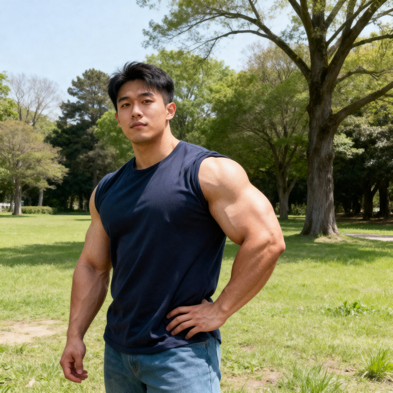 Enhance Your Muscles in Your Photos