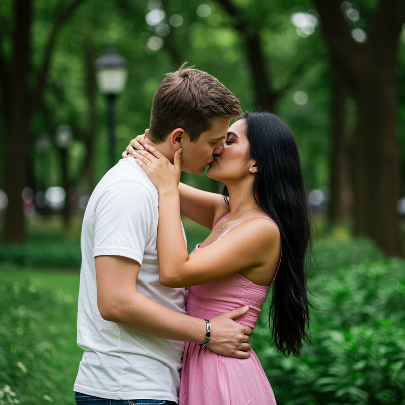 Romantic Couple Kissing Moments Romantic Couple Kissing Moments