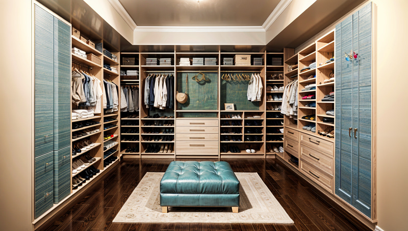 Stylish Custom Walk-In Closet Design Ideas