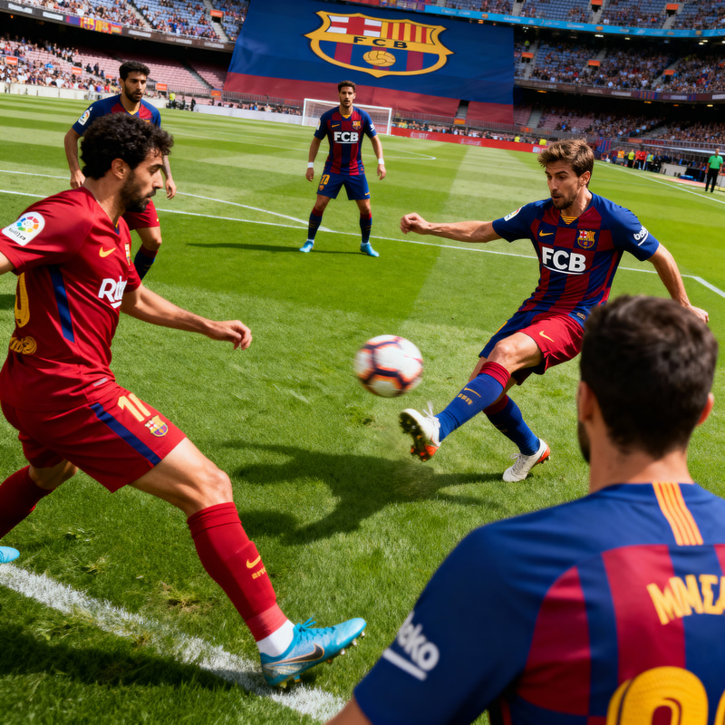 Playing Football with Barcelona FC