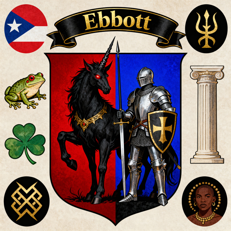 Ebbott Family Crest: A Unique Heritage Design